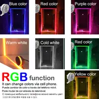 Bluetooth RGB LED Window sill light for KTV Hotel Bar Door Frame Wall Corridor Phone Wireless LED Lamps 360 Degree Flashing 2