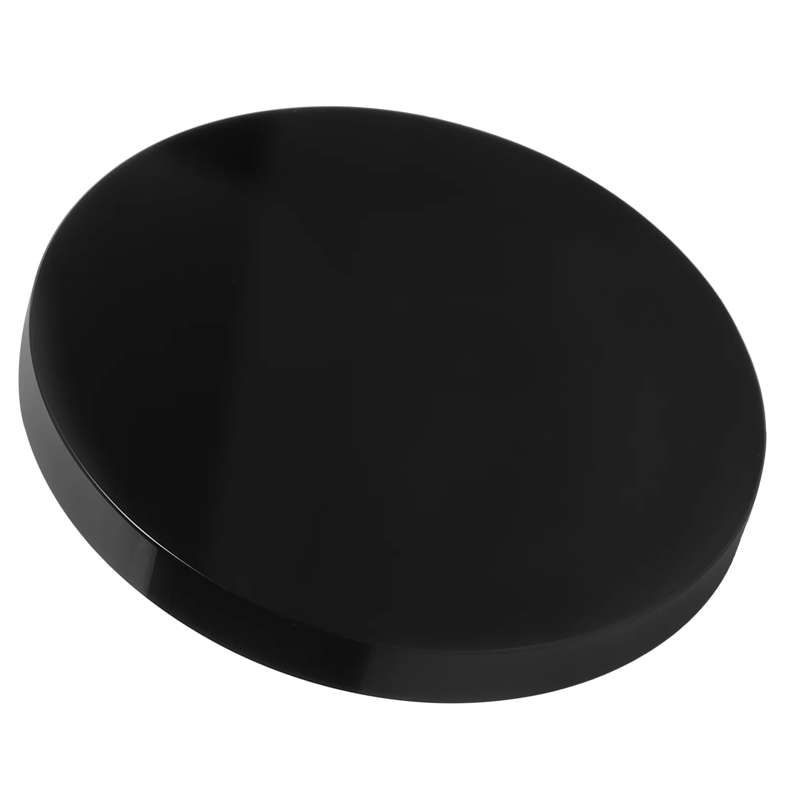 

Black Obsidian Scrying Mirror 6Cm Circle Disc Feng Shui Meditation Crystal Healing Home Decor