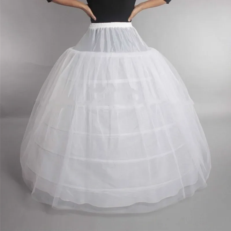 New Wedding Accessories 3 Rings Petticoat for Wedding Dress Lace Up Elastic Band Adjustable 12 Styles Available
