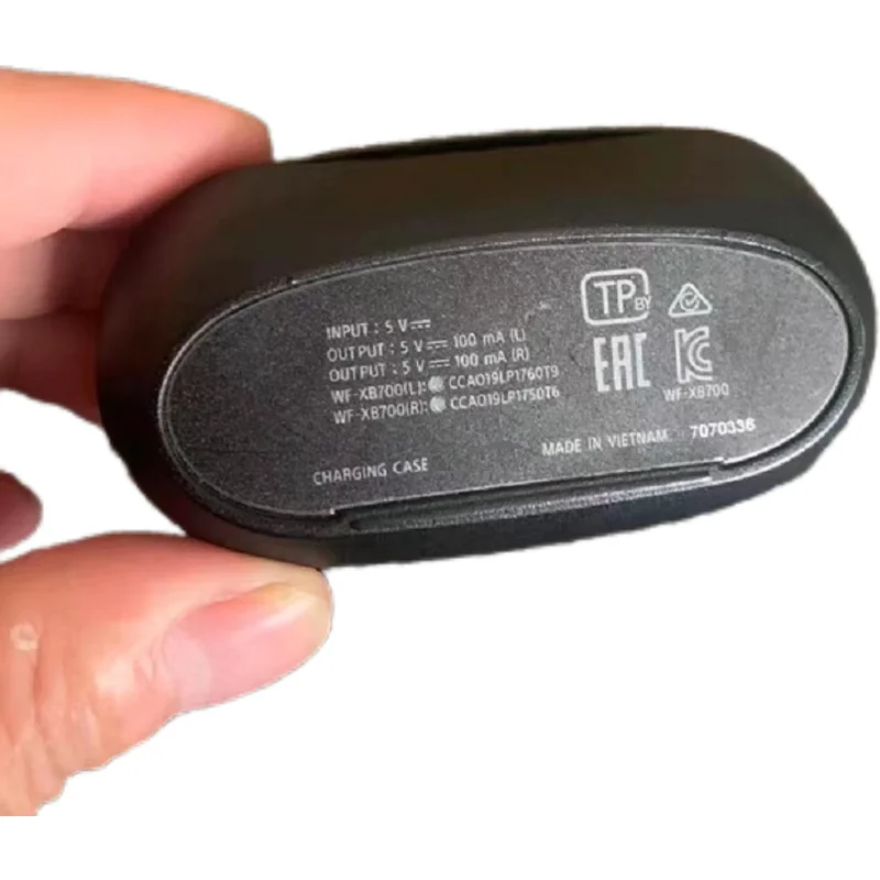 Charger case for Sony WF-XB700 in-ear earphones replacement lost and broken headset charging case