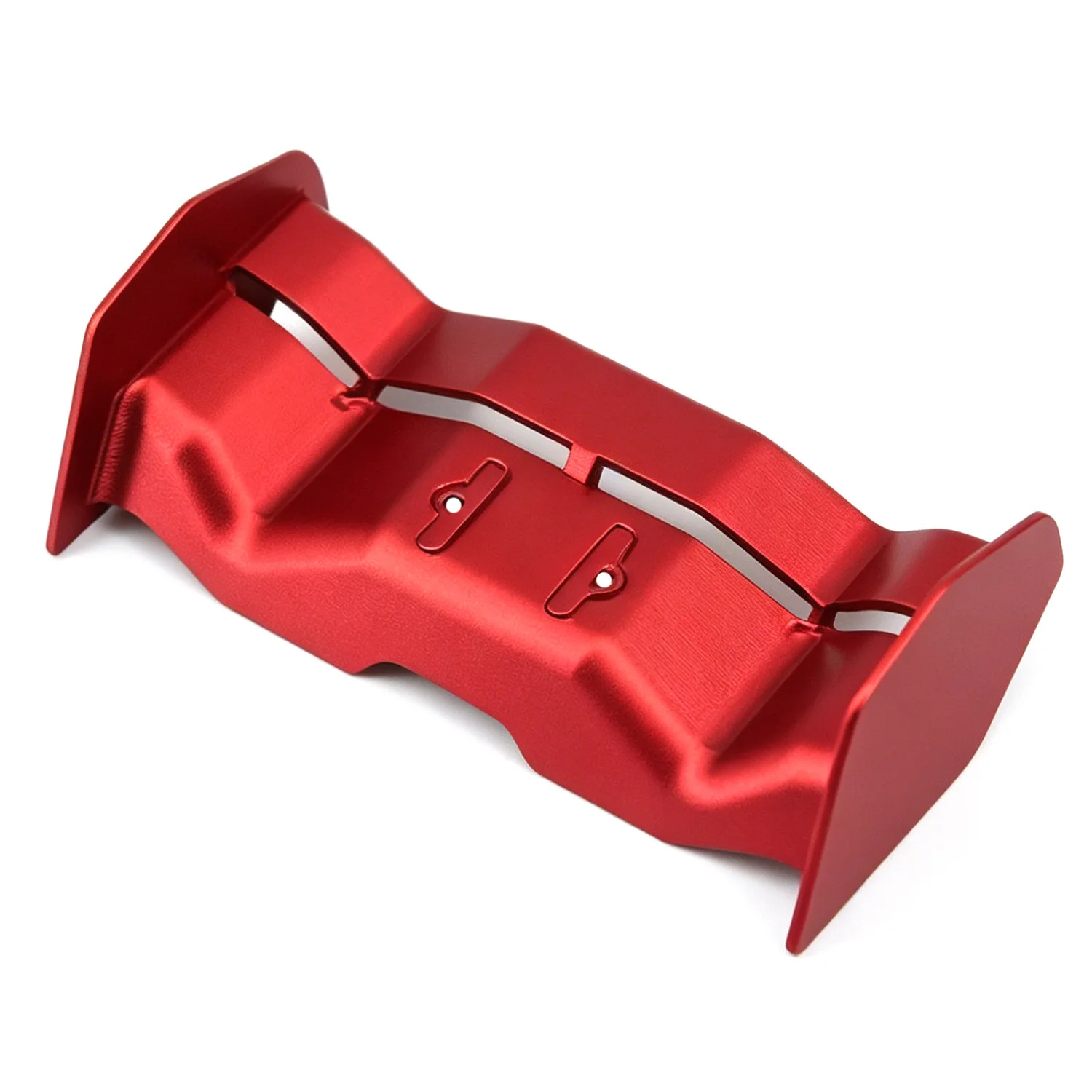 Détail de l'aile aluminium ARRMA avec finition bicolore pour upgrade RC