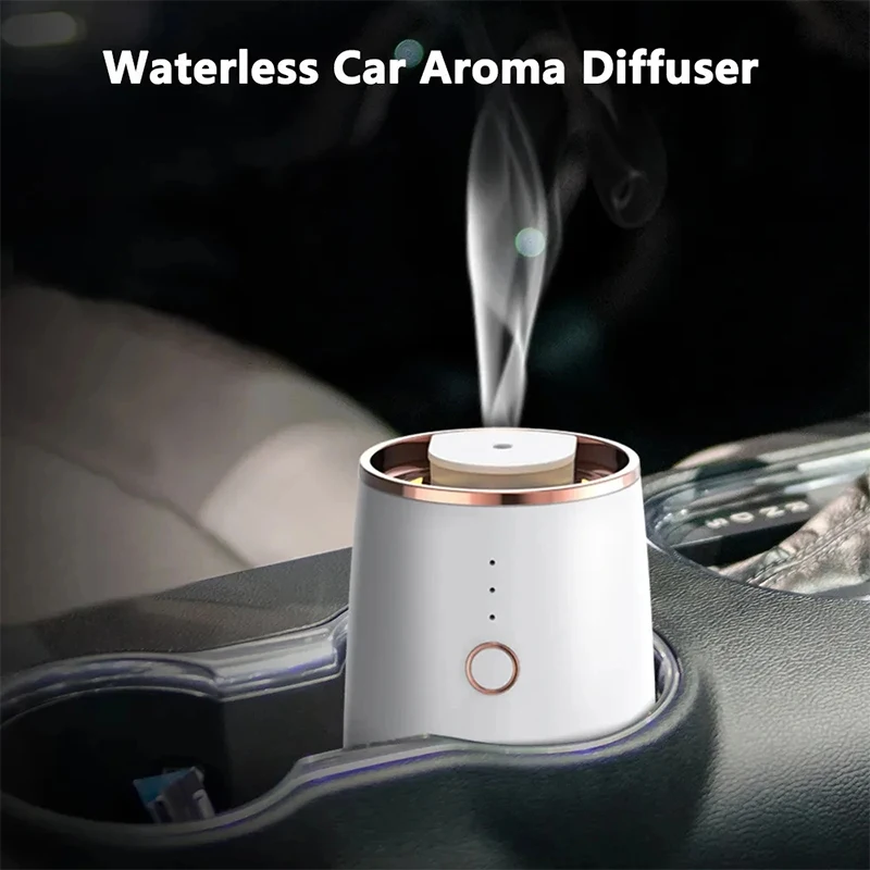 

Waterless Car Aroma Diffuser USB Essential Oil Diffuser Office Desktop Portable Electric for Spa Home Air Freshener