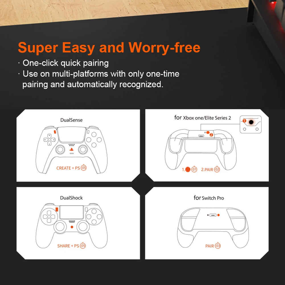 빅빅 WON R100 Pro USB 무선 어댑터 (윈도우 PC, 스위치, PS4, PS5, XBOX One S 호환)