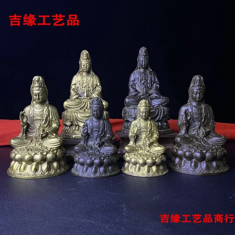 

Украшения Guanyin, ручная работа, сидящий Лотос, искусственная кожа, украшение для дома, настольное искусство