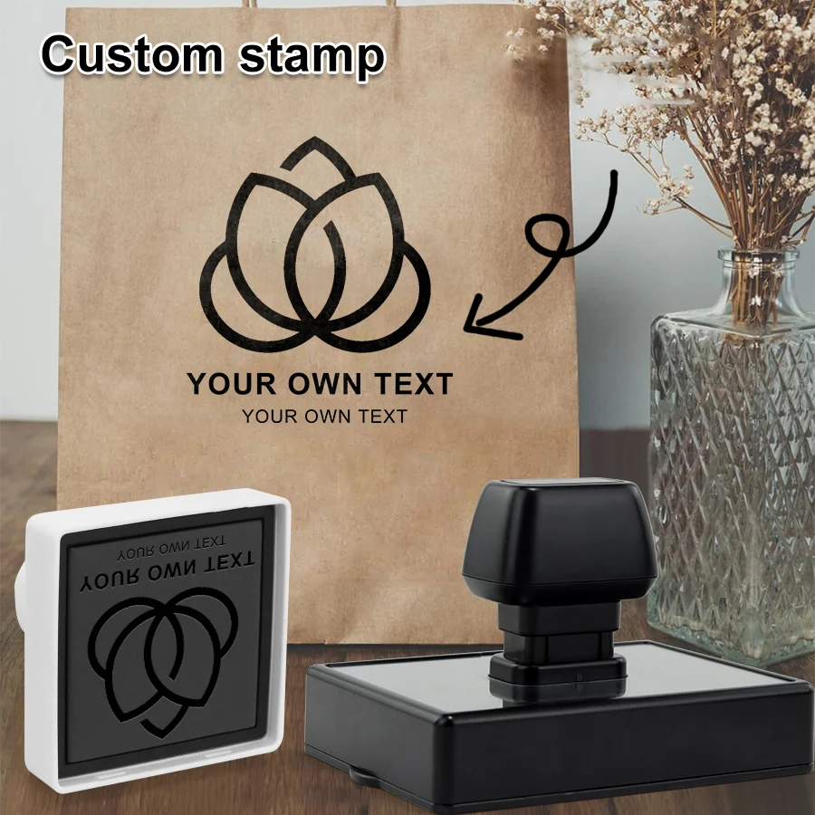Self-Inking Stamp Photosensitive Stamp for Personalized Branding for Offices Events Gifts