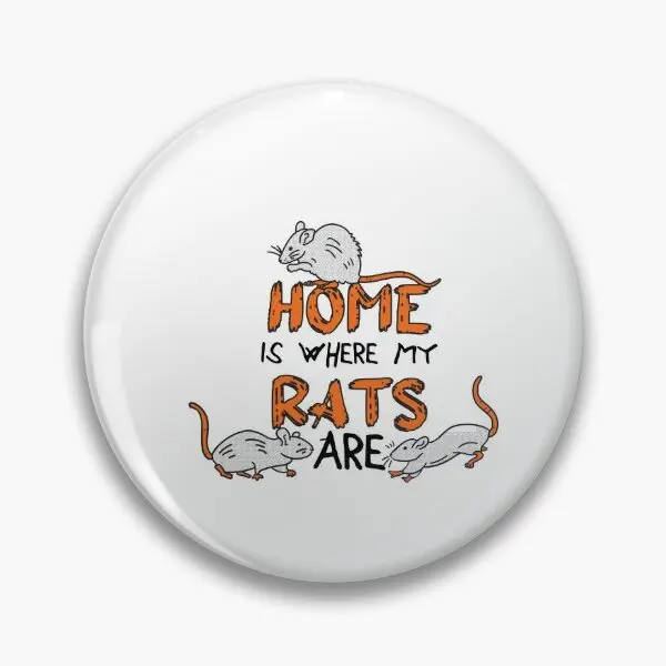 

Rats Funny Saying Rat Lover Design Soft Button Pin Funny Cartoon Collar Decor Cute Clothes Jewelry Fashion Brooch Women Lover