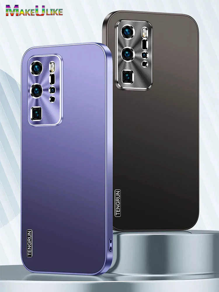 Custodia In Plastica Ultrasottile Per Huawei P40 Pro Plus Custodia In Alluminio Per Protezione Dell'Obiettivo Custodia Rigida Per Huawei P50 P40 P60 P