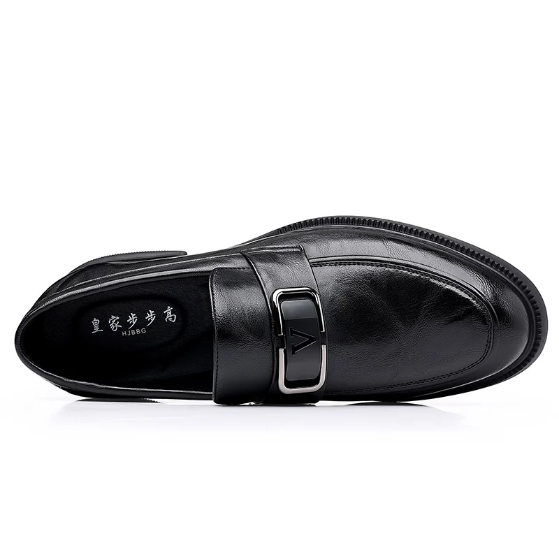 New Leather Shoes for Men Deodorant Breathable Casual British Business Formal Wear All The Trend Youth Pointed Head Increase