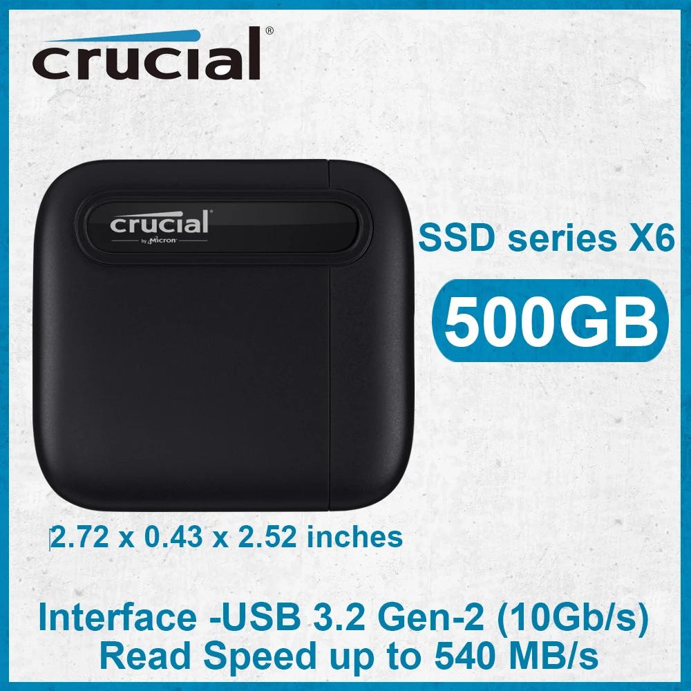 Nina ial X6 500 Go 1 To 2 To 4 To SSD portable-Jusqu'à 540