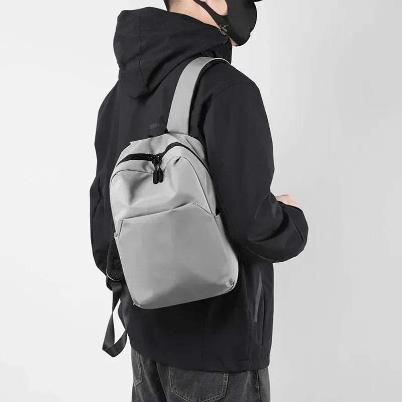 Waterproof Wear-resistant Nylon Breathable School Backpack Layered Storage Lightweight for Outdoor Activities Fitness 6