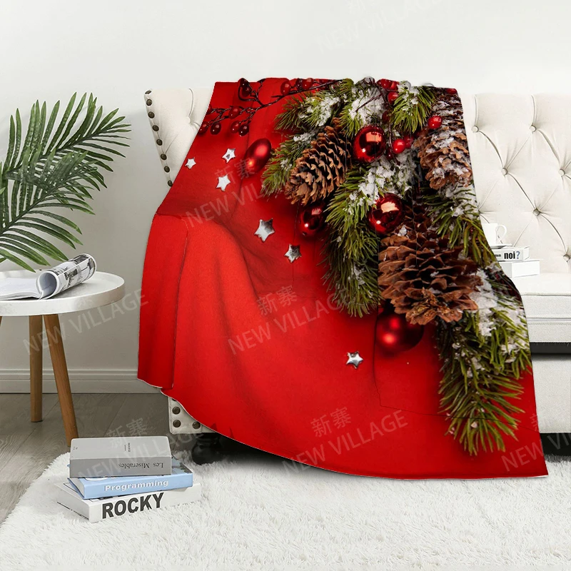 Home decoration plush Sofa blanket Christmas Bedspread on the bed anime fluffy soft blankets thick blanket for winter