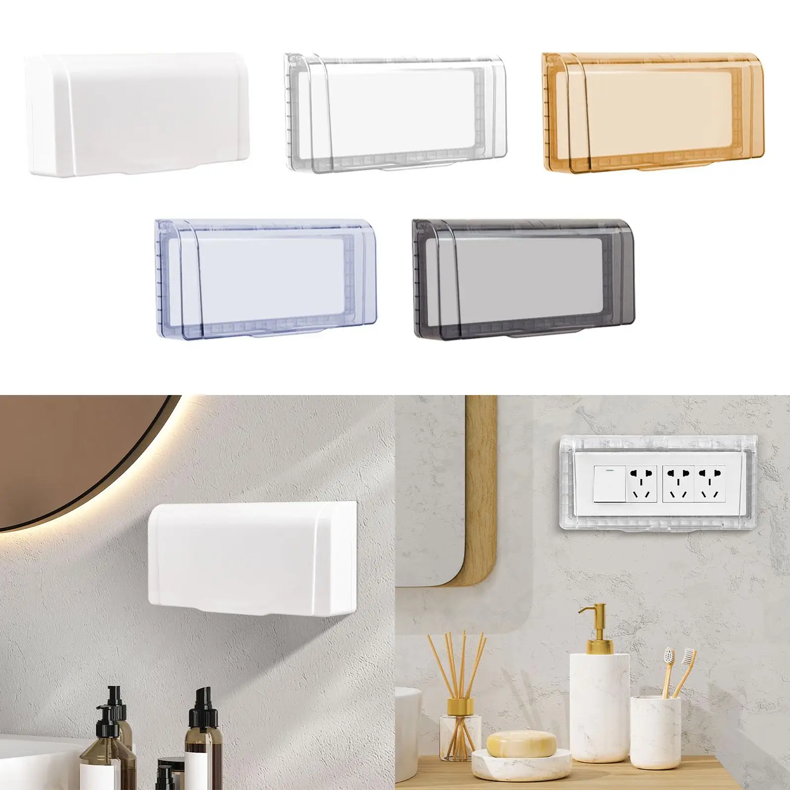 Socket Protective Cover Waterproof Switch Plug Outlet Cover Patio Hotel Outside Receptacle Protector