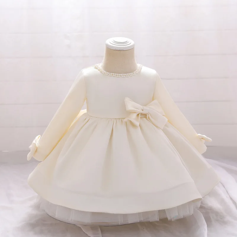 

Baby Girl Dress Winter Long Sleeves Clothes Kids Party Dresses Toddler Baby 1st Year Birthday Princess Ball Gown Infant Vestidos