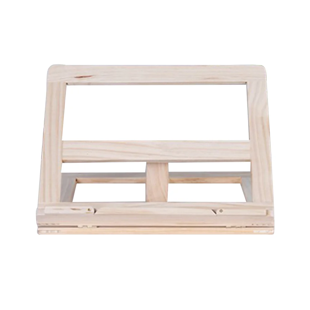 

Wooden Frame Reading Bookshelf Bracket Book Kids Bookshelf Tablet PC Support Music Stand Wooden Table Drawing Easel