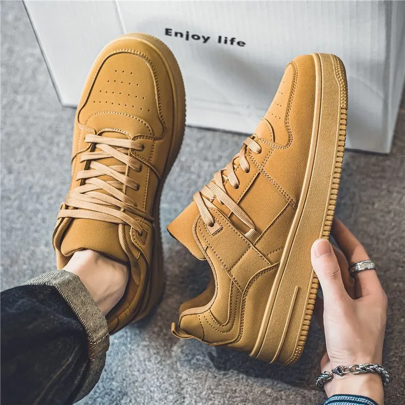 

New Men's Sneaker Fashion Outdoor Casual Shoe Comfort Platform Running Shoes for Men Lace Up Basketball Trainers Tenis Masculino