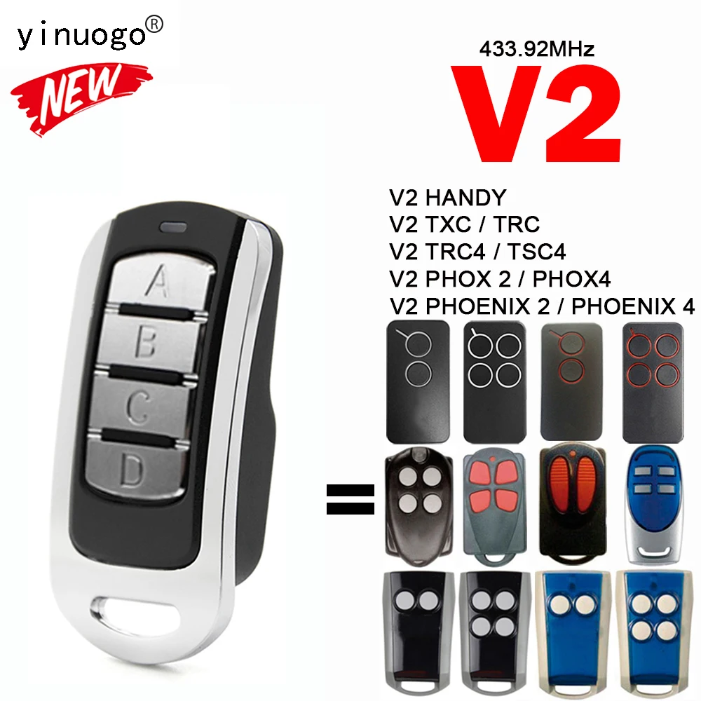 Clone V2 PHOX 2 4 / PHOENIX 2 4 / TXC TRC TRC4 TSC4 HANDY Garage Door