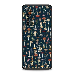 Vibrant Mushroom Soft TPU Phone Case Cover for Oppo Reno7 Pro 5G (A1)