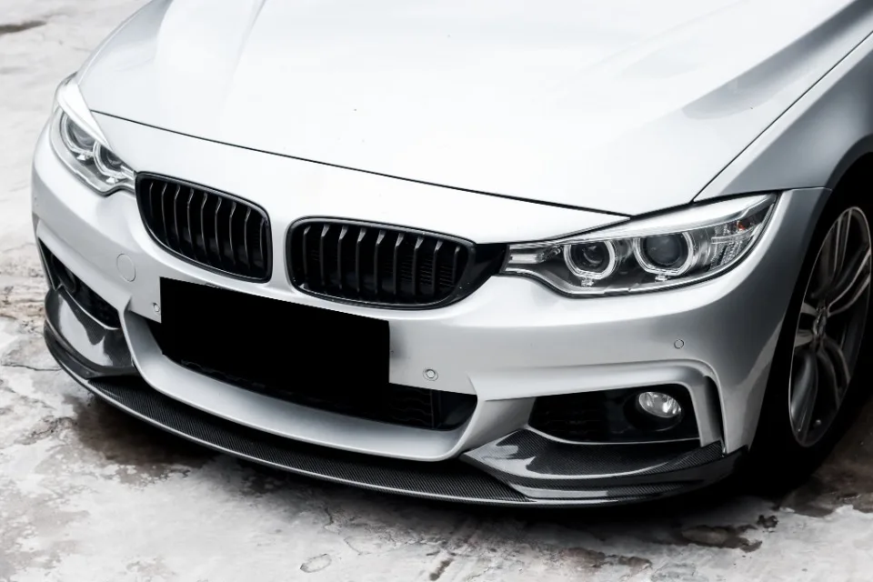 XVIP Diamonds Style Front Bumper Racing Grill For BMW 4 Series F32 F33 F36 M3 F80 M4 F82 12-19 Dual-Slat Gloss Black Accessories