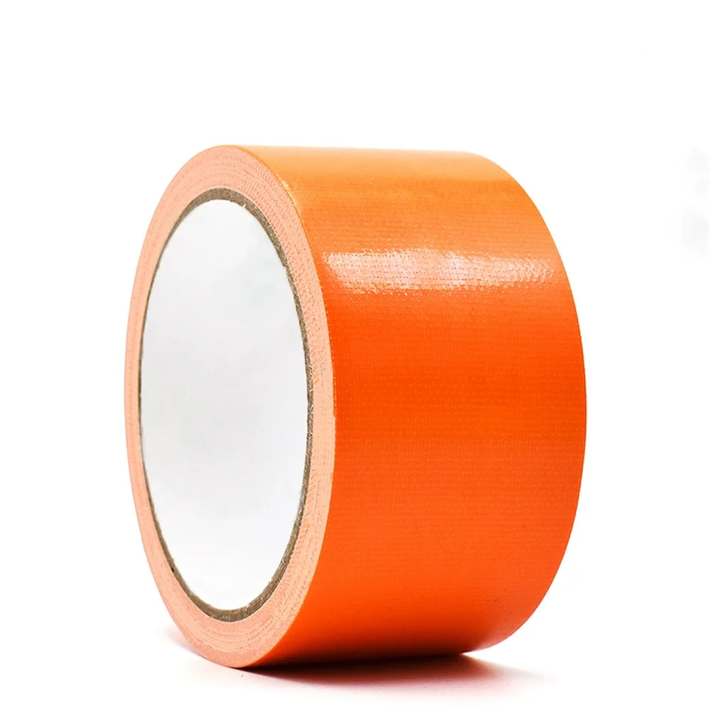 Ruban adhésif Orange W10-500mm, ruban adhésif de couleur industriel robuste 10M pour l'emballage et la réparation