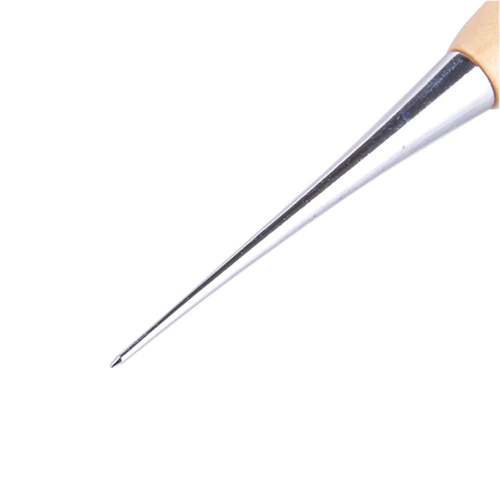 Wooden Handle Awls Leather Tent Sewing Awl Shoes Repair Tool Hand Stitcher Leather Craft Awl Punch Hole Tools leather hole puncher,leather punching awl,leather hole punch,leather punch tool