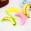 1PC Portable Banana Shape Banana Protective Case Creative Plastic Banana Fruit Storage Case for Travel Outdoor 1
