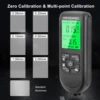 Digital Coating Thickness Gauge for Automotive Paint & Metal - HW-300PRO with Backlit LCD, ±(3%+1μm) Precision, 0-2000μm Range, 4