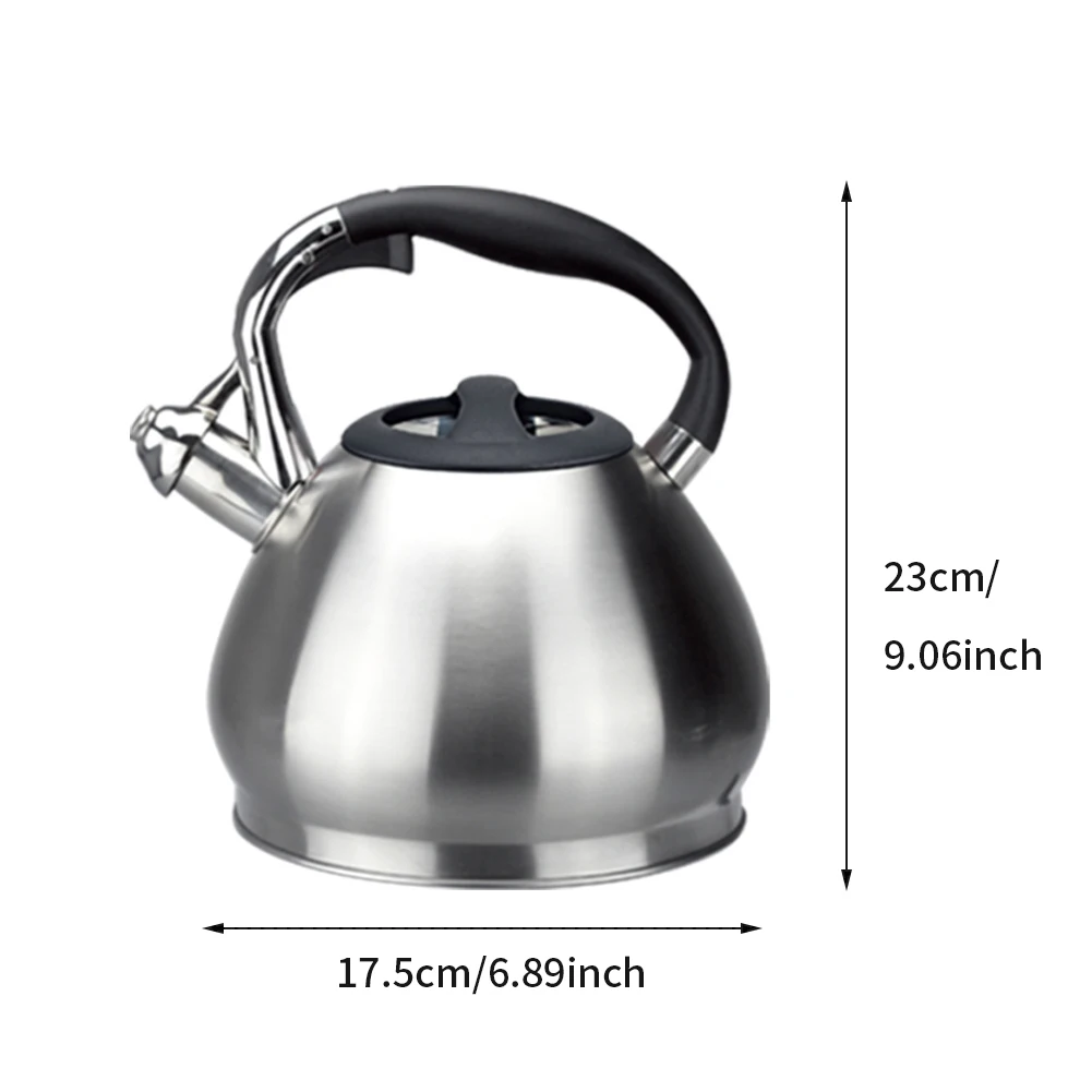 304 Stainless Steel Loud Whistling Hot Water Kettle Induction