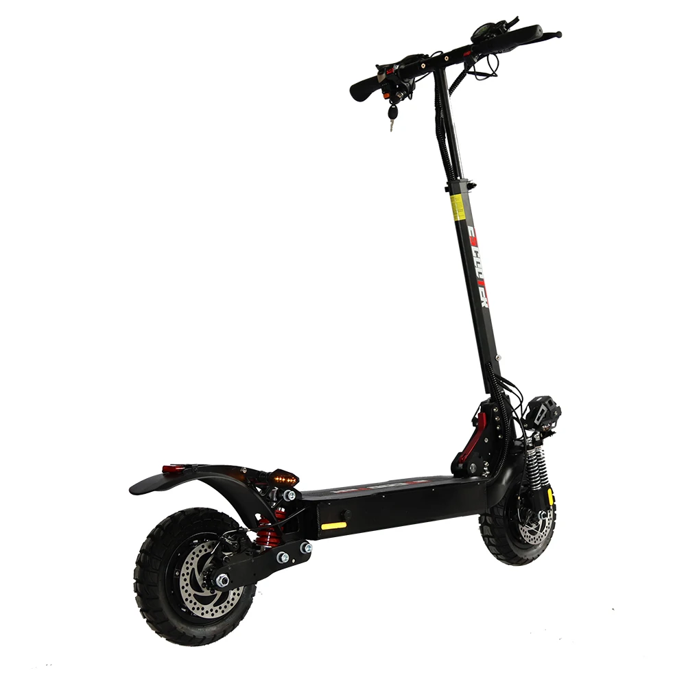 X6 Folding Electric Scooter 2400W Powerful Double Electric Scooter China Warehouse Stock Adult Off-Road 10-inch