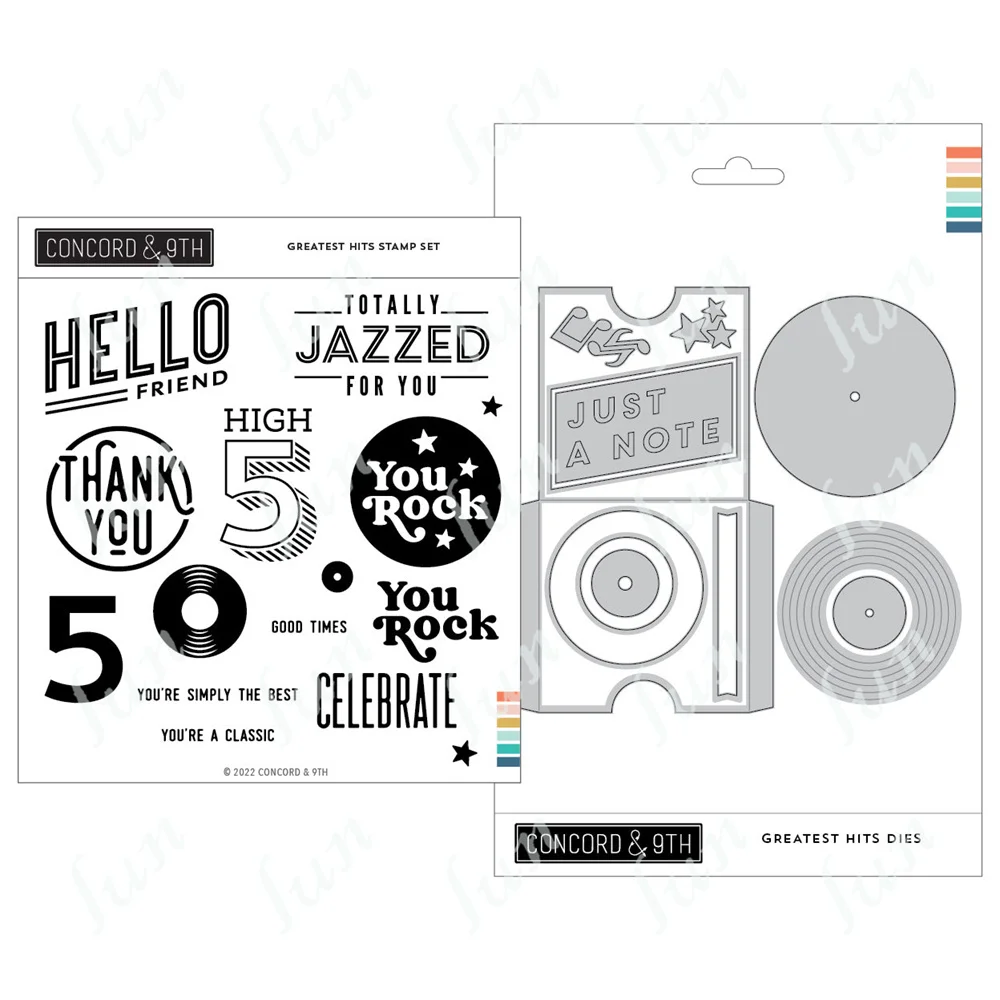 

2023 New Greatest Hits Stamps and Metal Cutting Dies Sets Craft Supplies Making Paper Card Scrapbooking Decoration Diy Handmade