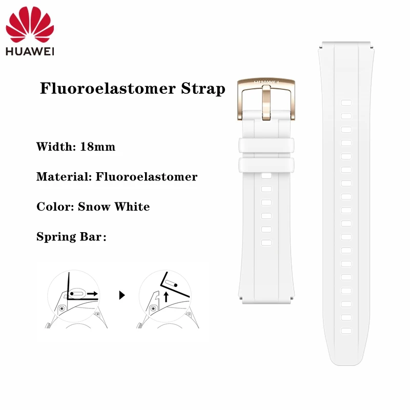 Huawei GT5 Pro 42mm Leather Watch Band - Premium Nylon & Vegan Leather Composite Strap