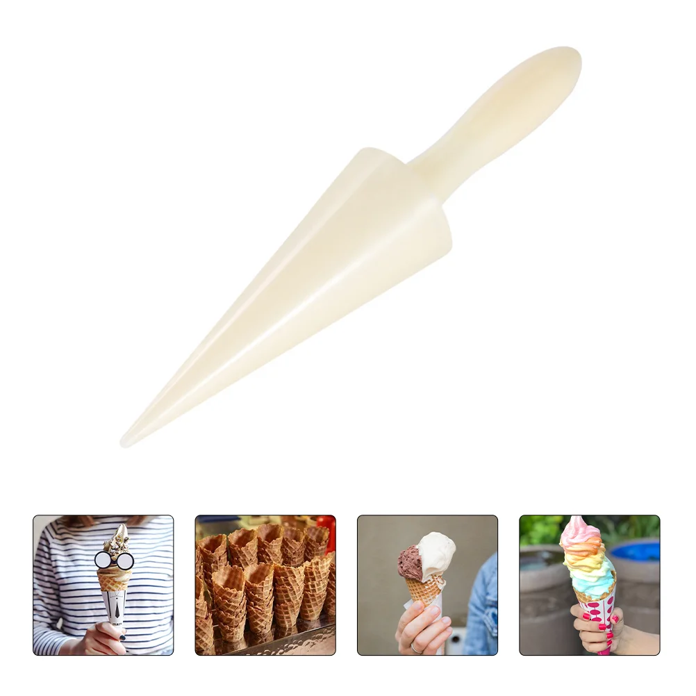 

Cone Mold Pastry Cone Roller Horn Mold Egg Roll Mold for Kitchen Cooking Decorating Accessory Beige