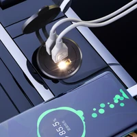 Super chargeur Type C prise de Charge rapide 12V/24V 60W double USB prise de courant pour moto Charge 5