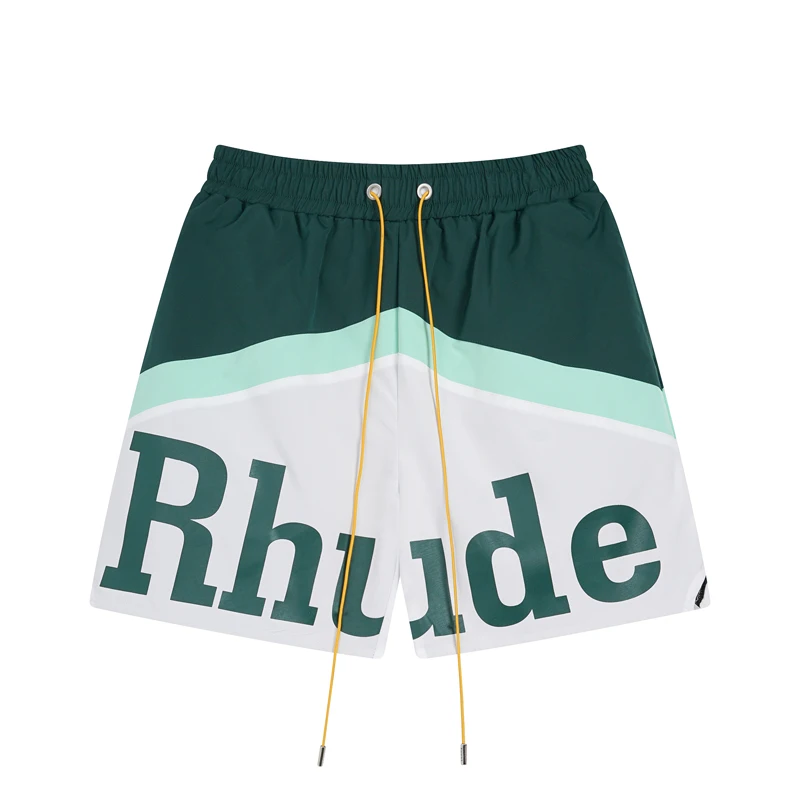 High Quality Streetwear Multi-color Rhude Beach Shorts Men Women Loose Breathable Casual Shorts