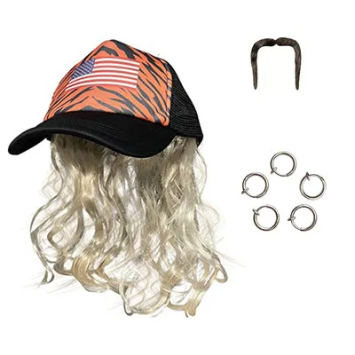 Tiger King Wig Baseball Cap Joe Exotic 