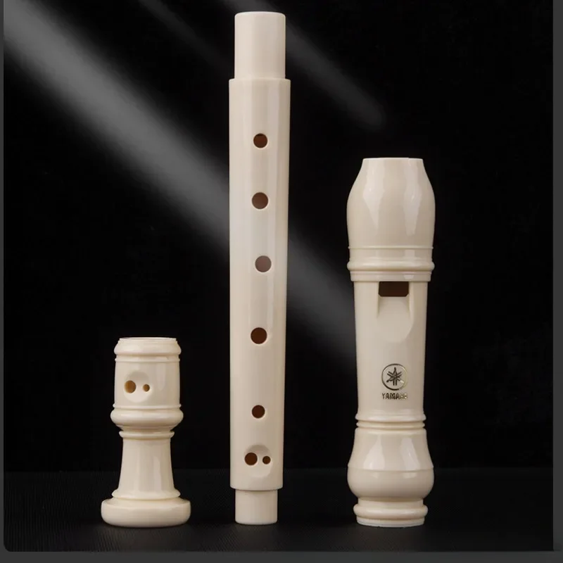 ABS Resin Clarinet Flute Beginner Play Sound Therapy Treble 8 Holes C Key Recorder Healing Yoga Meditation Orff Instruments