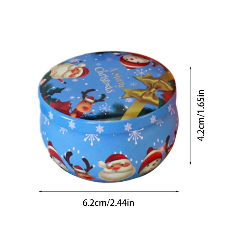 Christmas Soy Candles Gift Set Set Of 4 Natural Scented Candles For Home Aromatherapy Candles For Home Scented Natural Soy Wax - Image 5