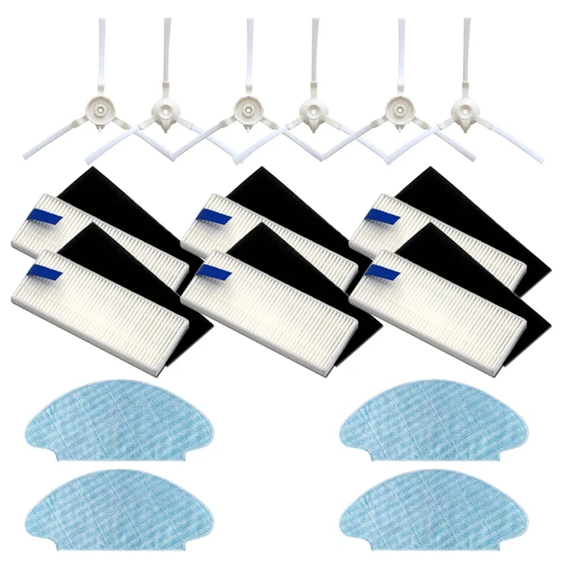 

Side Brush Filter And Mop Cloth For Tefal Rowenta Explorer 20 40 50 RG7687/RR7687WH Force X3 Vacuum Cleaner