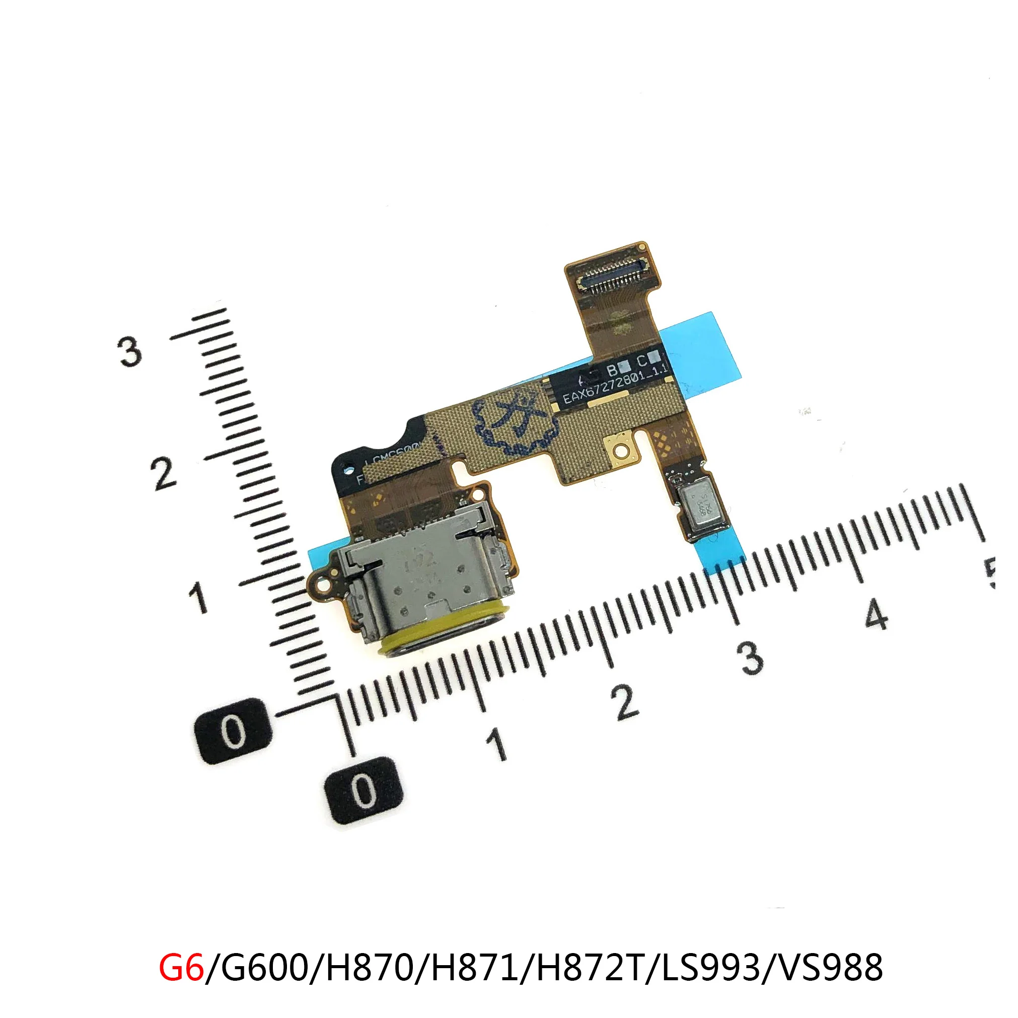 USB Charger Dock Connector Flex Cable Charging Board For LG G6 G600 G7 ThinQ G710 With Microphone Connector Repair Parts 