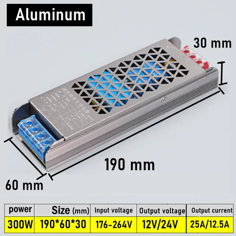300W