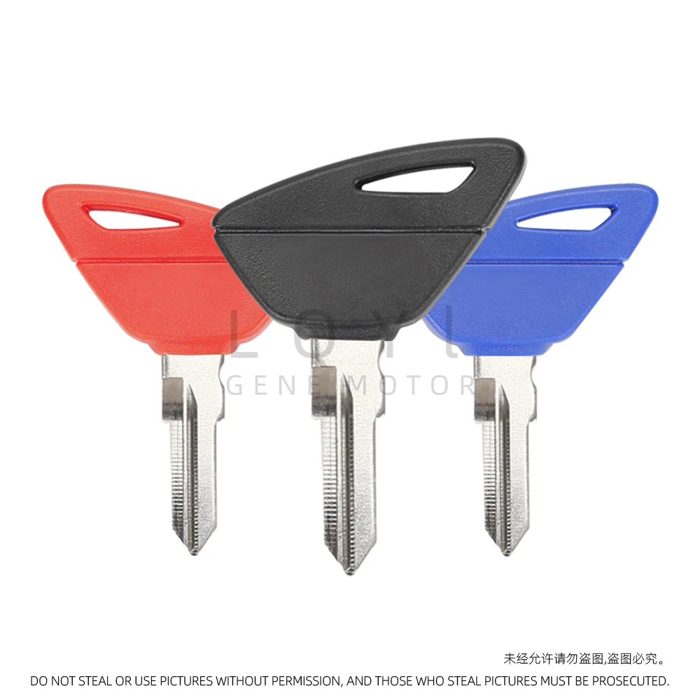 1Pcs 오토바이 빈 키 Aprilia RS660 GT200 2024-2025 용 Uncut 키 교체 도난 방지 칩 배치 가능