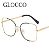 New Fashion Brand Designer Anti Blue Light Reading Glasses For Women Thin Metal Spring Hinge Prescription Eyeglasses Frames 0~+6 3