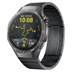 22mm Titanium Quick Release Comfortable Watch Strap Bracelet - Huawei GT5 Pro 46mm (Titanium gray)