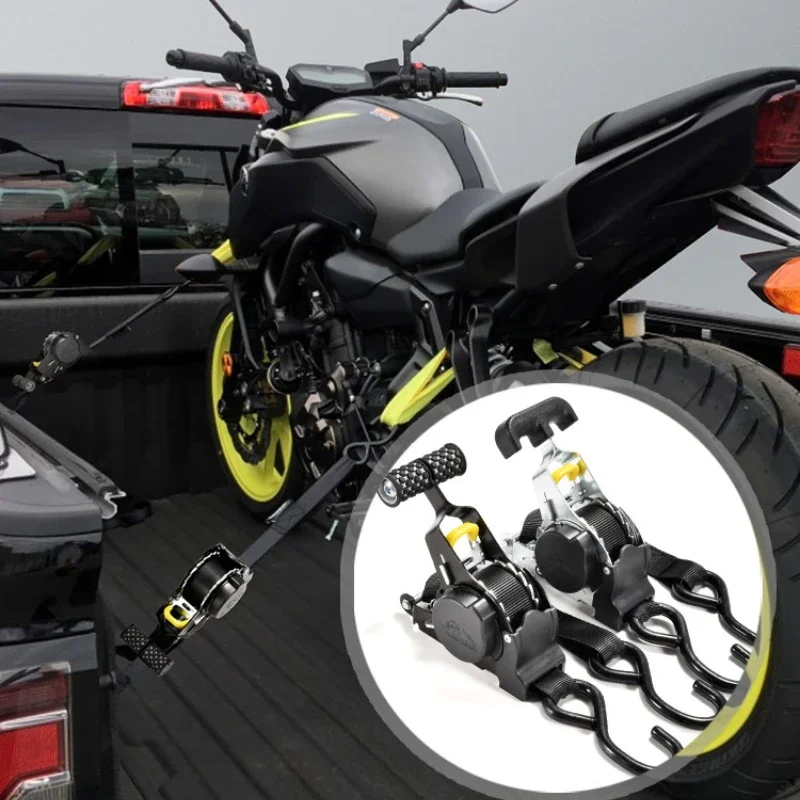Retractable Auto Ratchet Strap Automatic Shrink Bundle Tape Retractable Belts For Motorcycles Convenience Luggage Straps