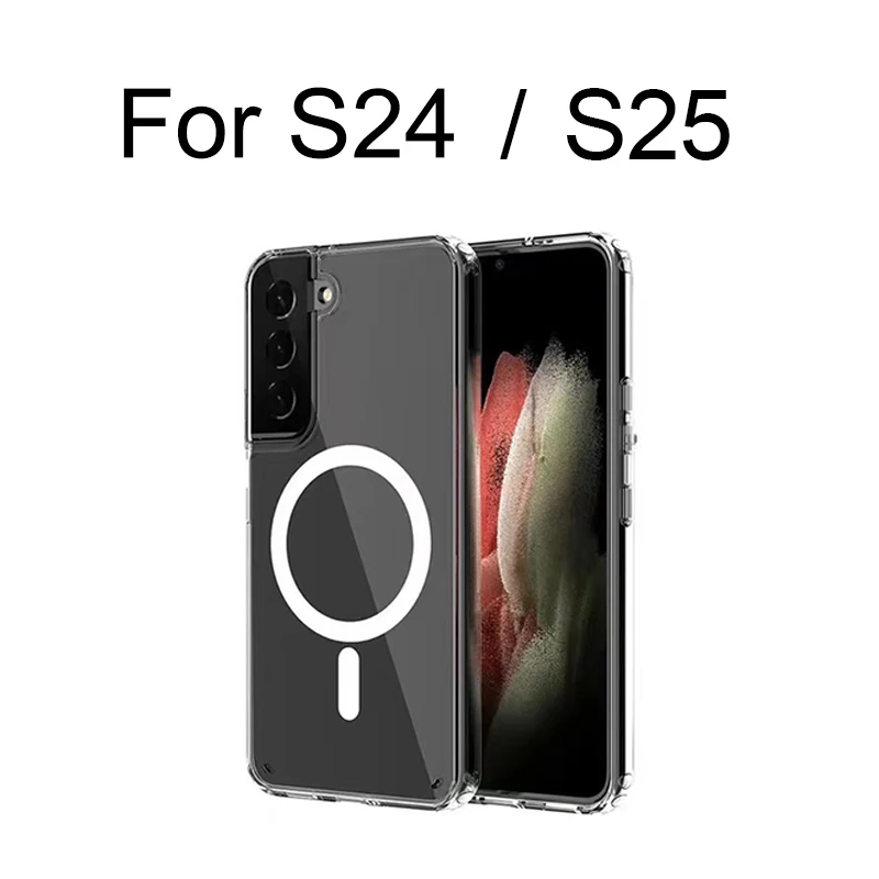 Magnetic Attraction Clear Case with MagSafe Magnet Cover