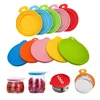 Reusable Silicone Sealing Cover Jar Pet Products Keep Food Fresh Prevent Bacterial Odor Suitable Most Sizes For Dog And Cat Cans 2
