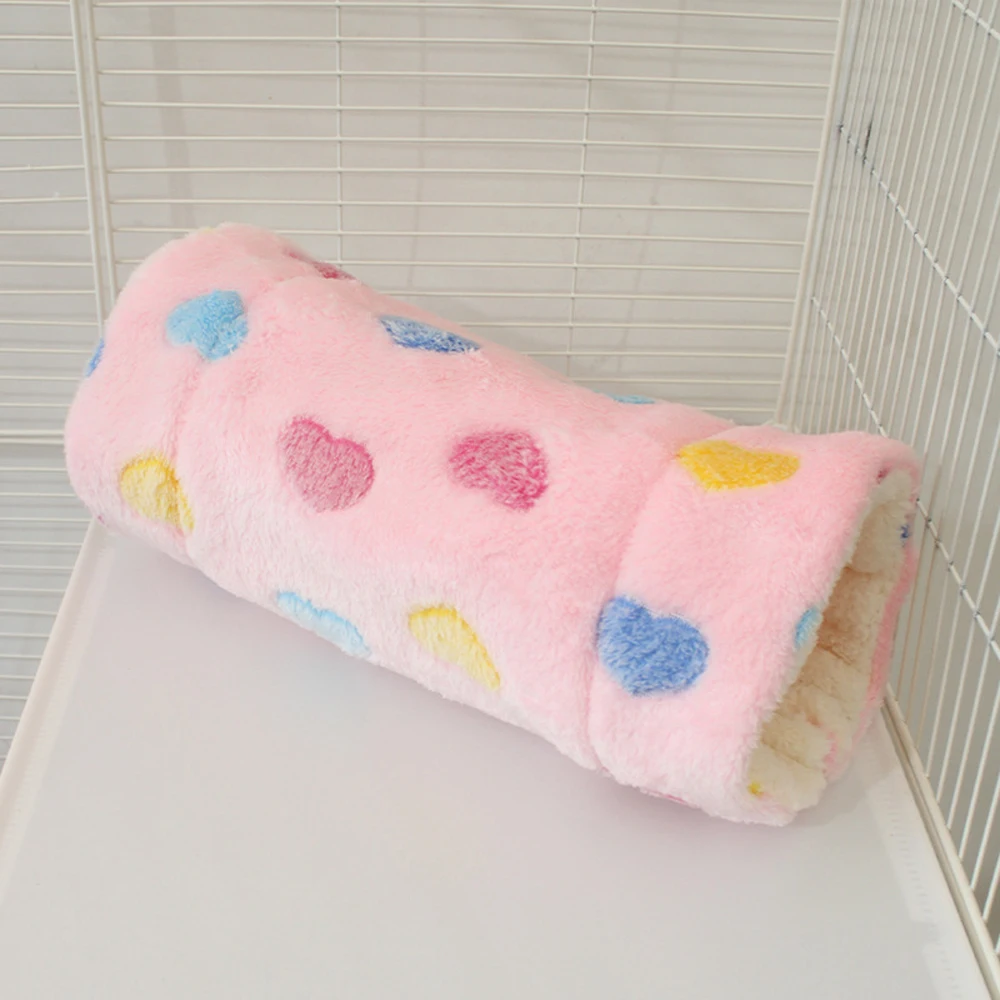 Hamster Cage Ferret Tunnel Hammock Rat Warm Hamster Tube Toy Hanging Bed Cage For Rabbit Guinea Pig Small Animal 1pc