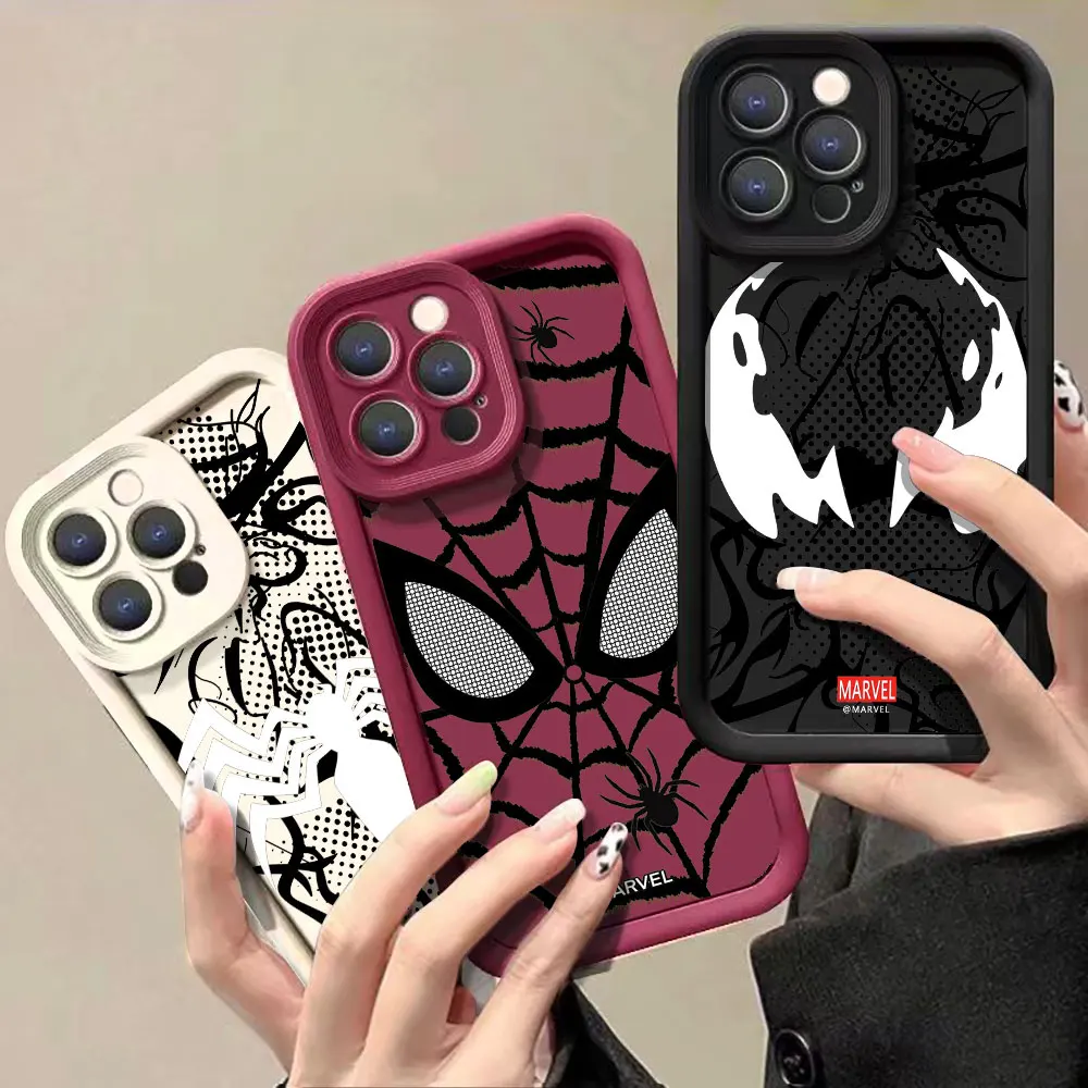Чехол с рисунком Marvel Человек-паук Веном для Infinix Note 40 30 12G96 VIP Hot 40 40I 30 30I 20 10 Pro Play Smart 8 7 6 5