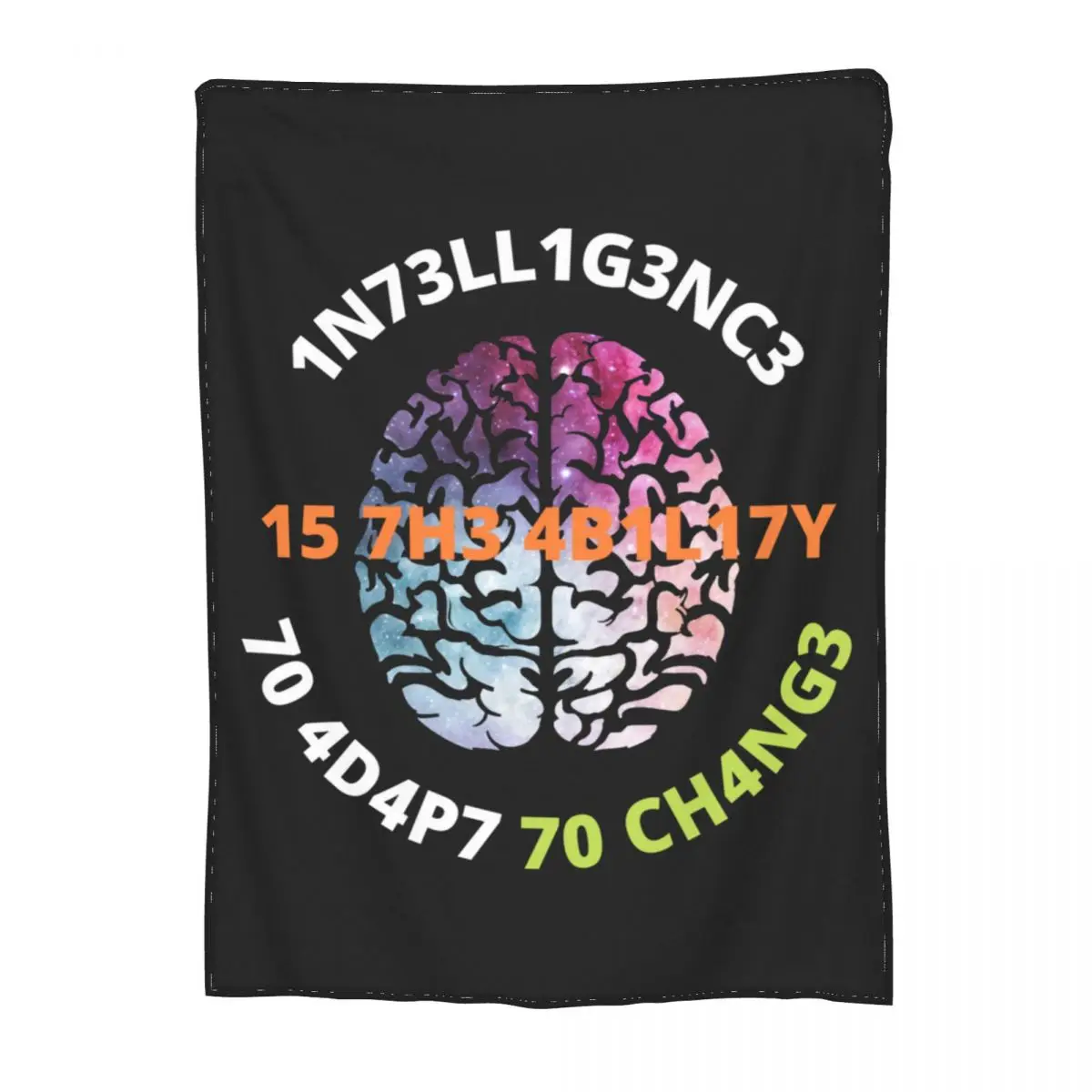 

Stephen Hawking Blanket Accessories Home Decorative Intelligence Is The Ability To Adapt To Change Throws And Blankets