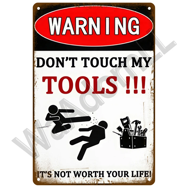 Vintage Zinn Zeichen Metall Poster Retro Autoteile Metall Zeichen für Garage Werkstatt Autoteile Zeichen Home Wand Dekor Dekoration Platte – Detail 18