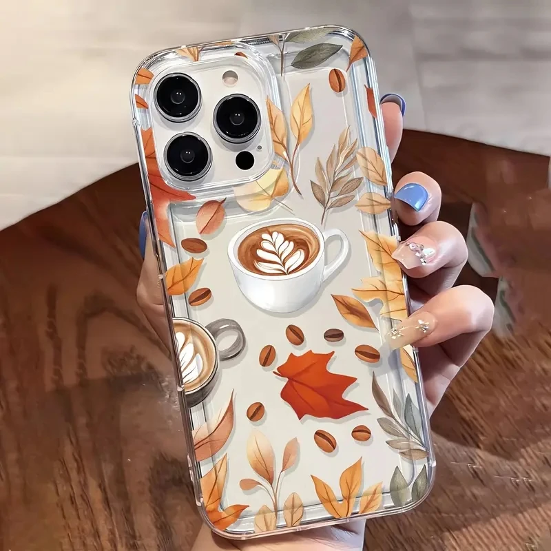 Warm Autumn Coffee Dessert Phone Case Cover